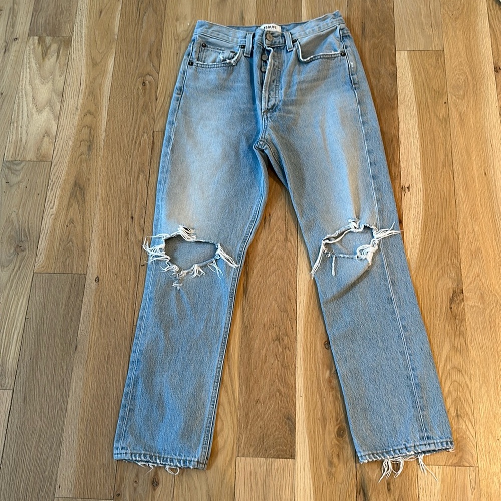 Agolde ankle length jeans- high rise